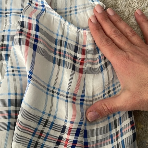Equipment Mina Plaid Silk Blouse - Picture 10 of 12